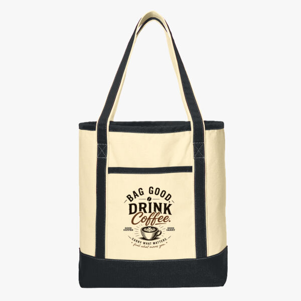 Large Cotton Canvas Boat Tote Thumbnail