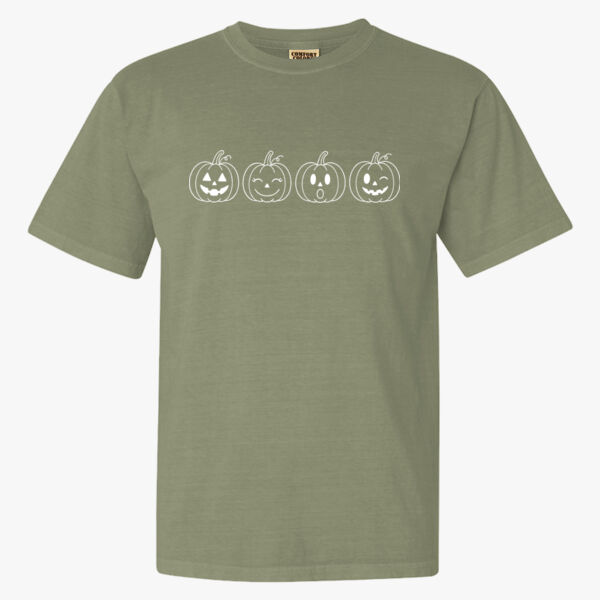 Comfort Colors® Heavyweight Ring Spun Tee - 4 Pumpkins Thumbnail