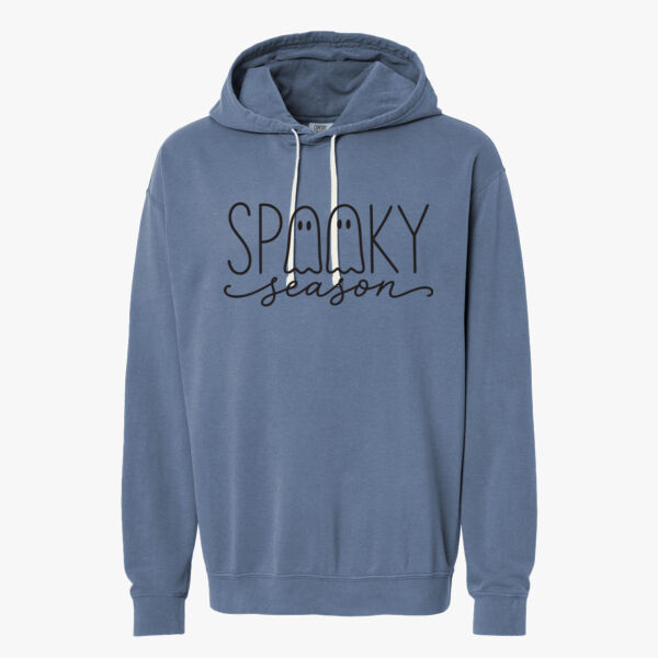 Comfort Colors® Lightweight Hooded Sweatshirt-Spooky Thumbnail