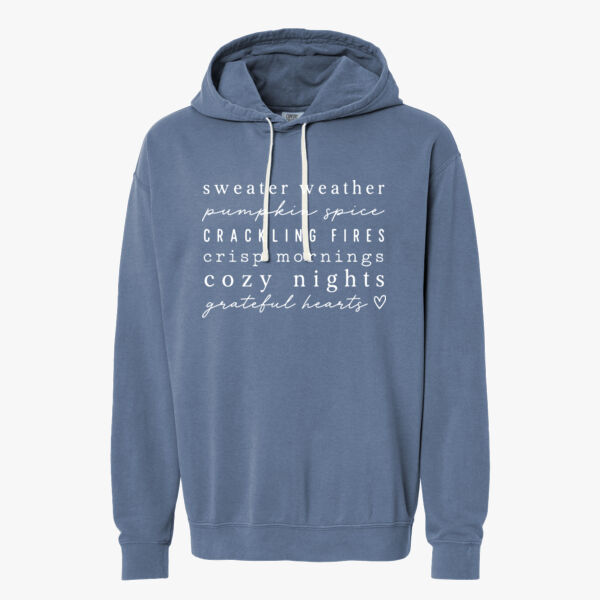 Comfort Colors® Lightweight Hooded Sweatshirt-Sweater Thumbnail