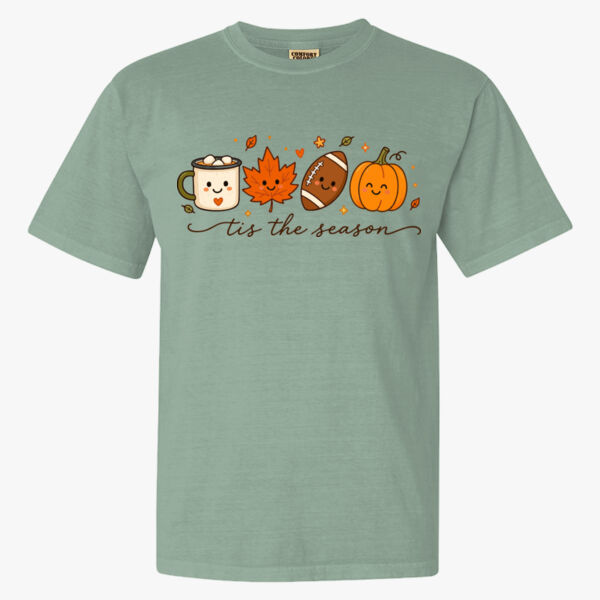 Comfort Colors® Heavyweight Ring Spun Tee - Tis the Season Thumbnail