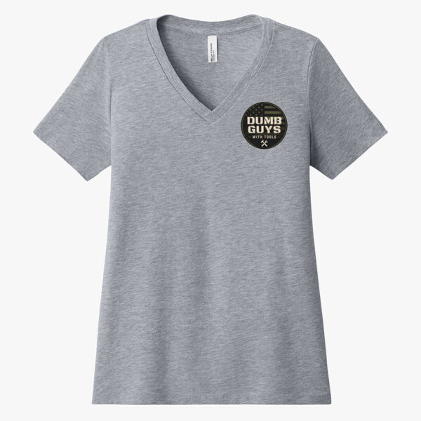 Dumb Guys Flag- V Neck  Thumbnail